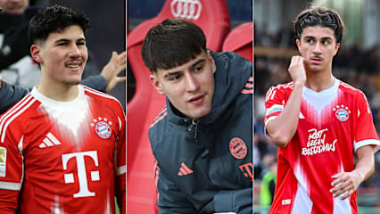 Drei von acht Winter-Abgängen bei den Bayern-Amateuren: Felipe Chavez, Javier Fernandez und Adin Licina (v. li.).