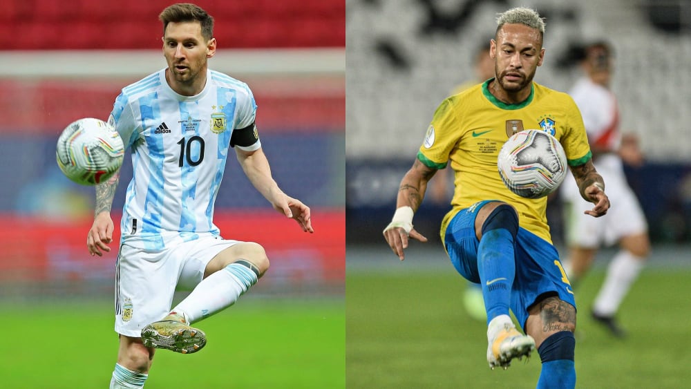 Traumfinale mit den beiden Besten des Turniers: Lionel Messi und Neymar.