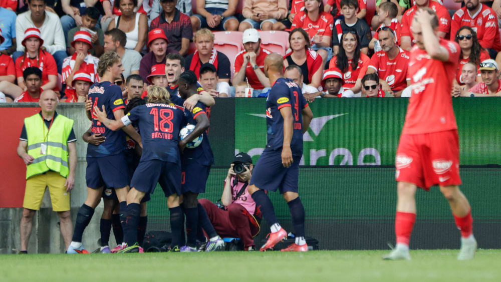 Salzburg siegt bei Brann Bergen.