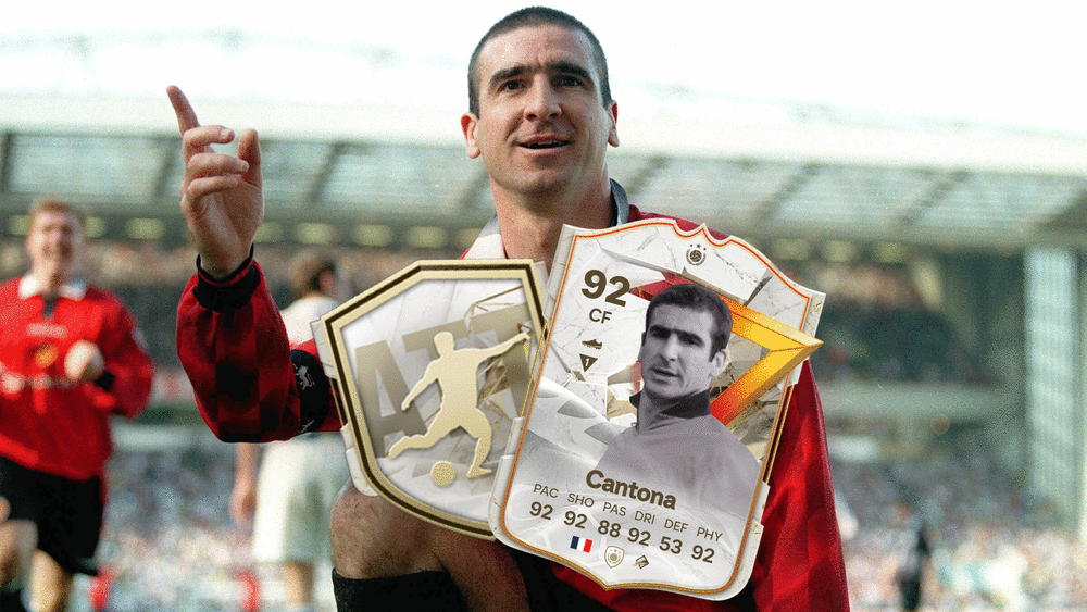 Der "König" Cantona kostet FC-24-Spieler circa 1,4 Millionen Münzen.
