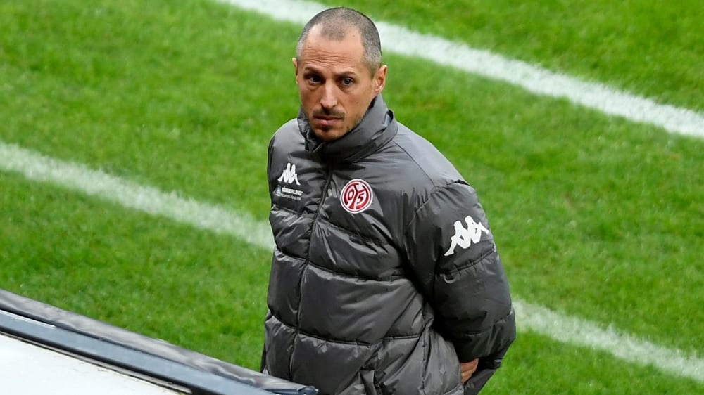 Jan-Moritz Lichte als Trainer des FSV Mainz 05.
