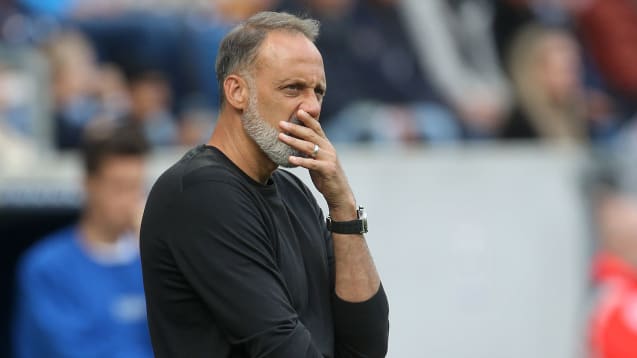 Mittendrin im Trubel von Sinsheim: TSG-Trainer Pellegrino Matarazzo.