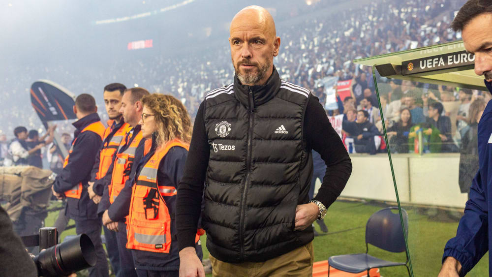 Sein Job ist weiter in Gefahr: Erik ten Hag.