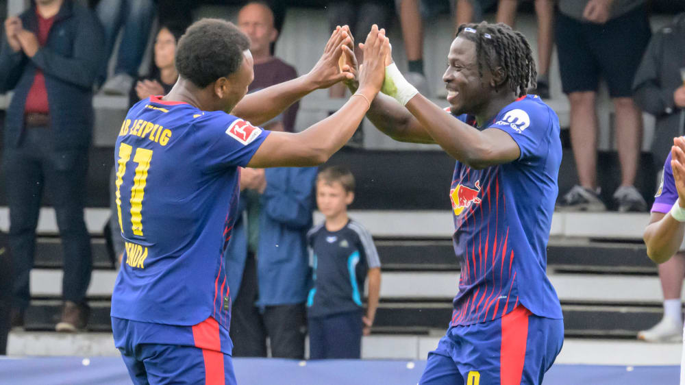In Torlaune waren auch Leipzigs Doppelpacker Lois Openda und Neuzugang Joan Bakayoko.