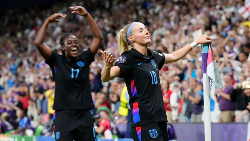 Ausgleichstorschützin Michelle Agyemang.