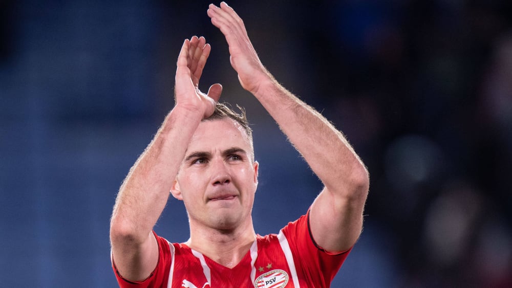 Abschied aus Eindhoven: Mario Götze trägt in der kommenden Saison das Eintracht-Hemd.