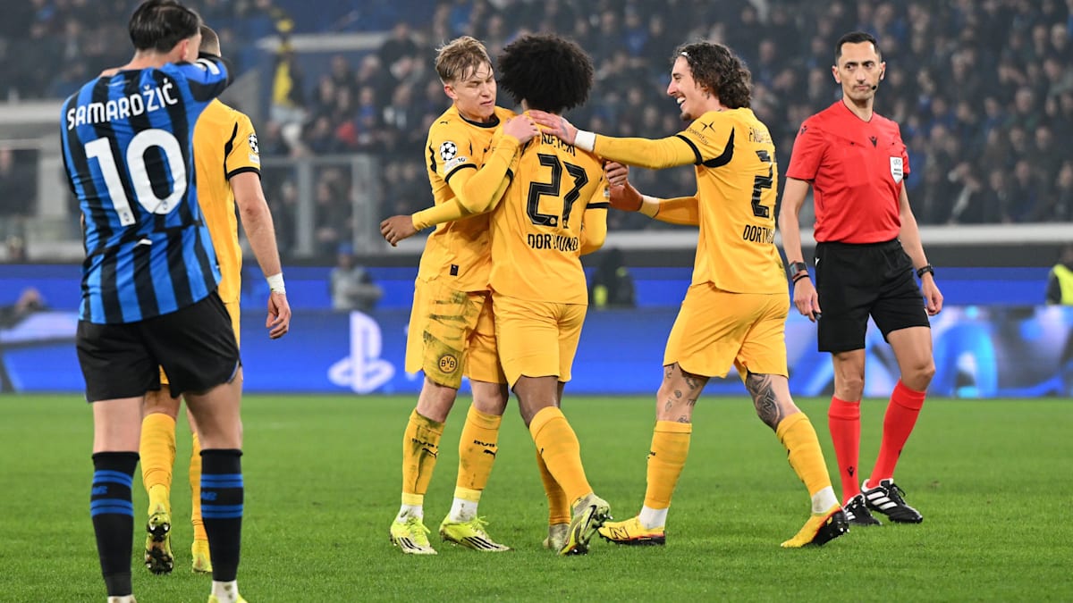 A magnificent curling shot: Adeyemi brings BVB back into the game