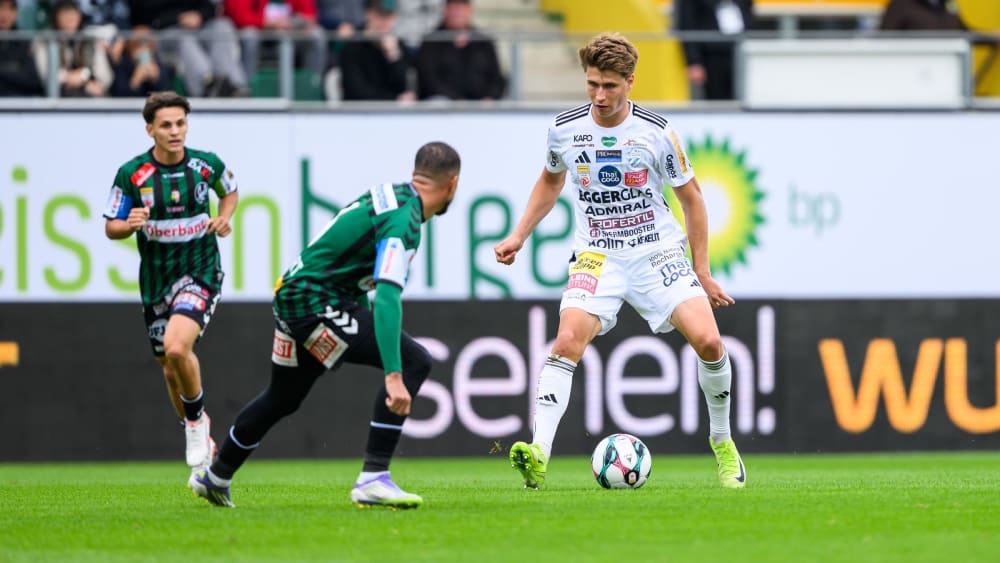 Die SV Ried mussste sich Hartberg beugen.