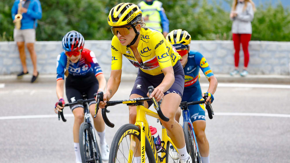 Biss für ihren Tour-Sieg auf die Zähne: Katarzyna Niewiadoma.