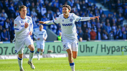 Traf in Magdeburg doppelt und hatte somit großen Anteil am Sieg des Karlsruher SC: Louey Ben Farhat