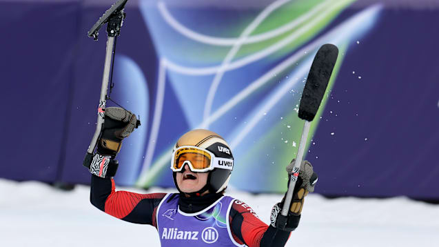 Emotionen pur nach dem zweiten Lauf: Anna-Lena Forster