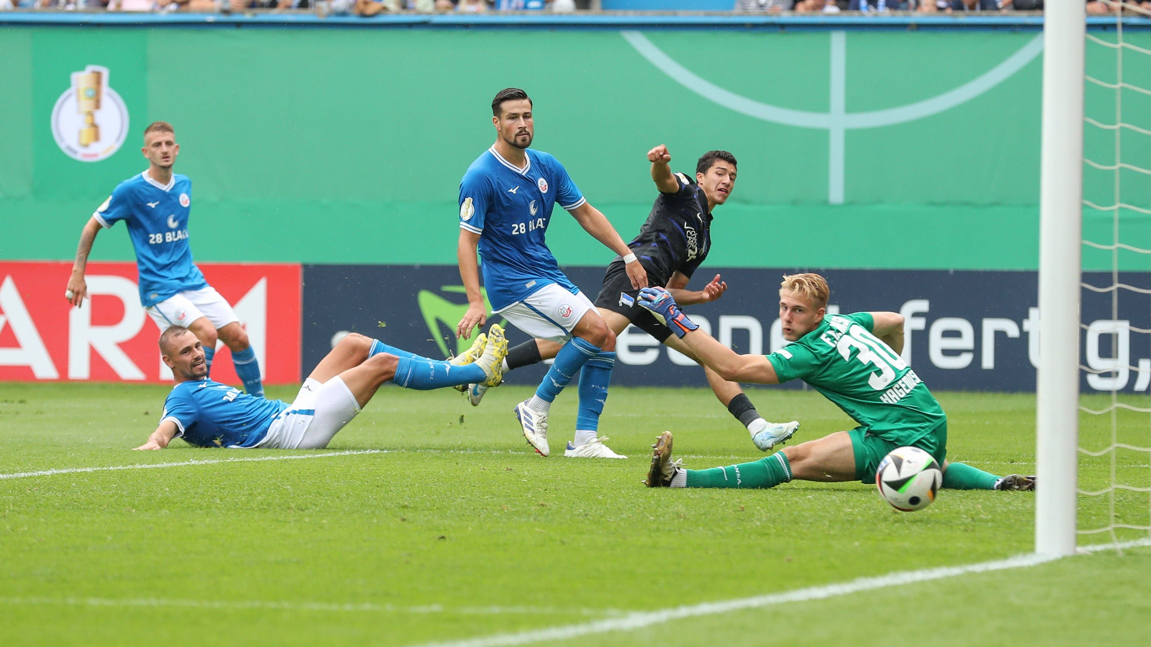 Video Hansa Rostock Hertha BSC 15 1. Runde DFBPokal 2024/25