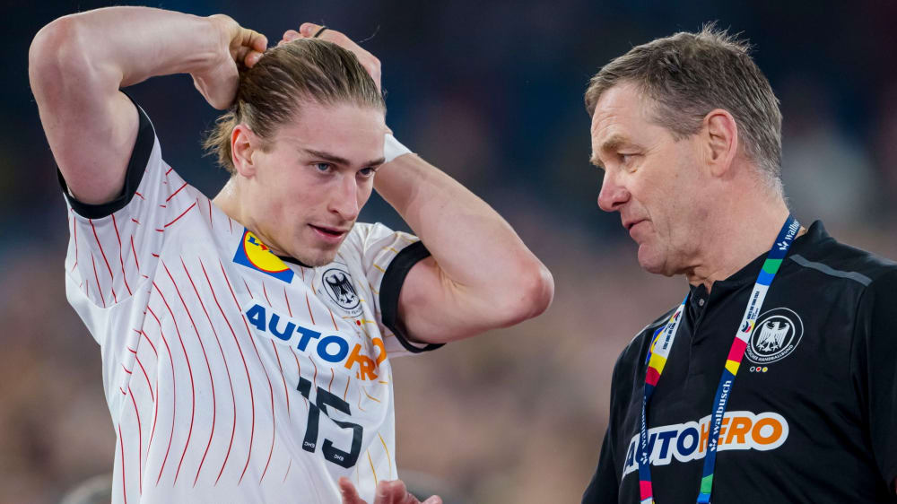 Juri Knorr und Alfred Gislason - hat der Bundestrainer den Wechsel seines Spielmachers bestätigt?