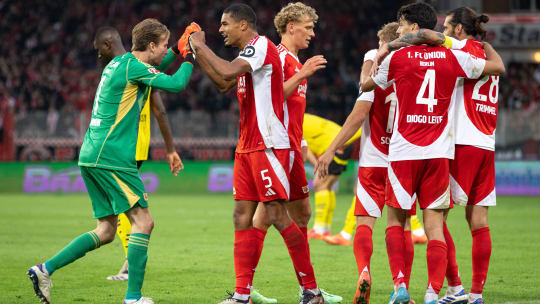 Erleichterung pur: Union brachte das 2:1 gegen den BVB über die Zeit.