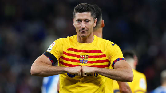 Schoss den FC Barcelona am Sonntag zum Titel: Robert Lewandowski.