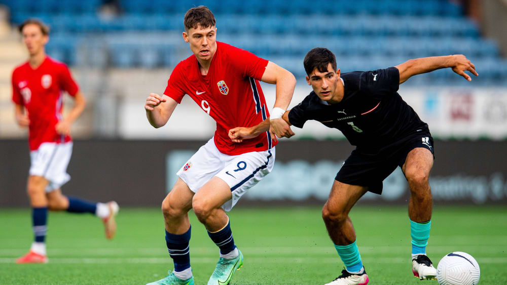 DIe ÖFB-U 21-Auswahl muss sich Norwegen geschlagen geben