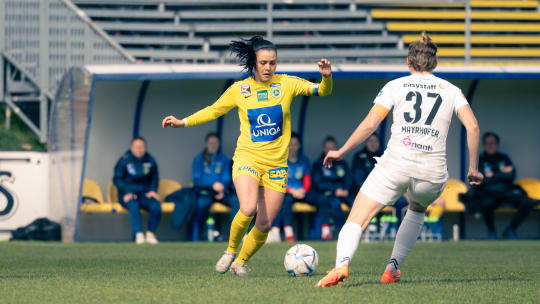 Vienna-Regisseurin Claudia Wasser beim 3:2-Heimsieg gegen Neulengbach.