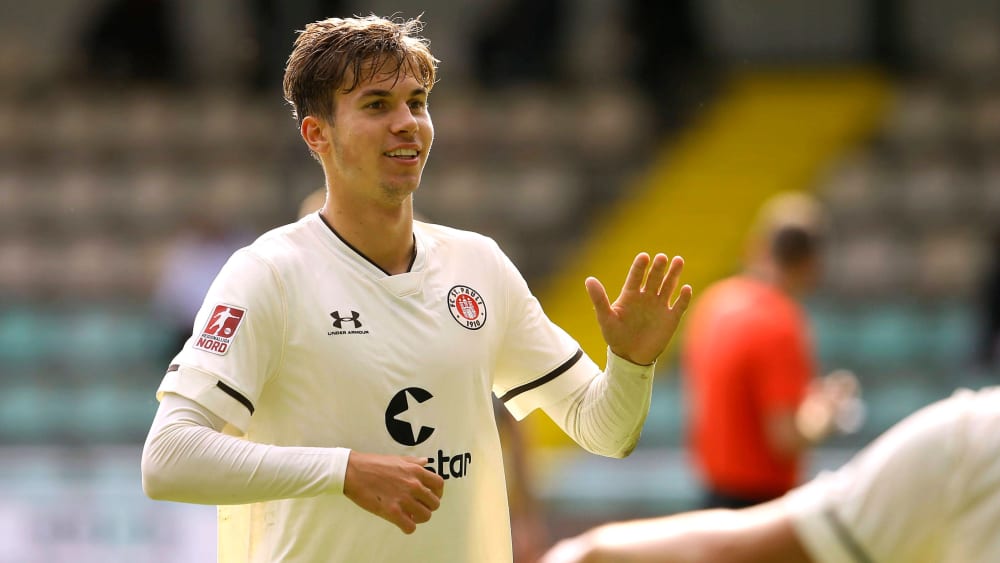 Künftig im Trikot der Störche: Moritz Frahm, hier 2020 für die U 23 des FC St. Pauli.