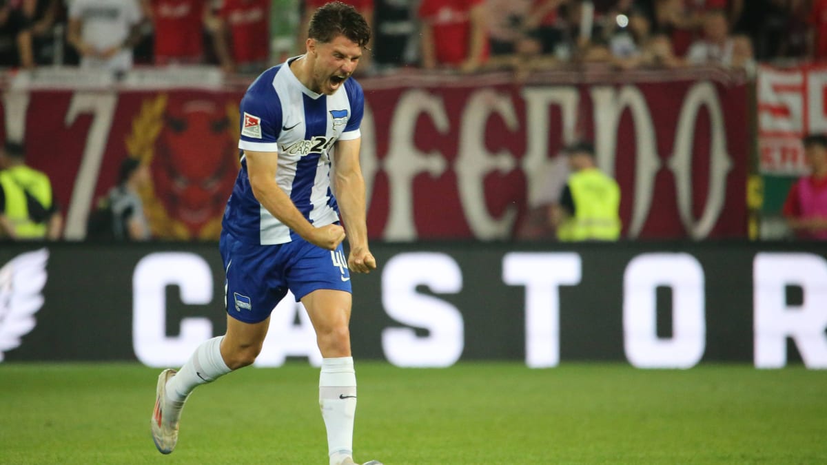 Hertha BSC: Linus Gechter zurück im Mannschaftstraining