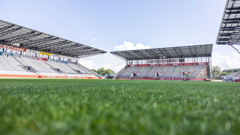 Das Stadion an der Hafenstraße in Essen.