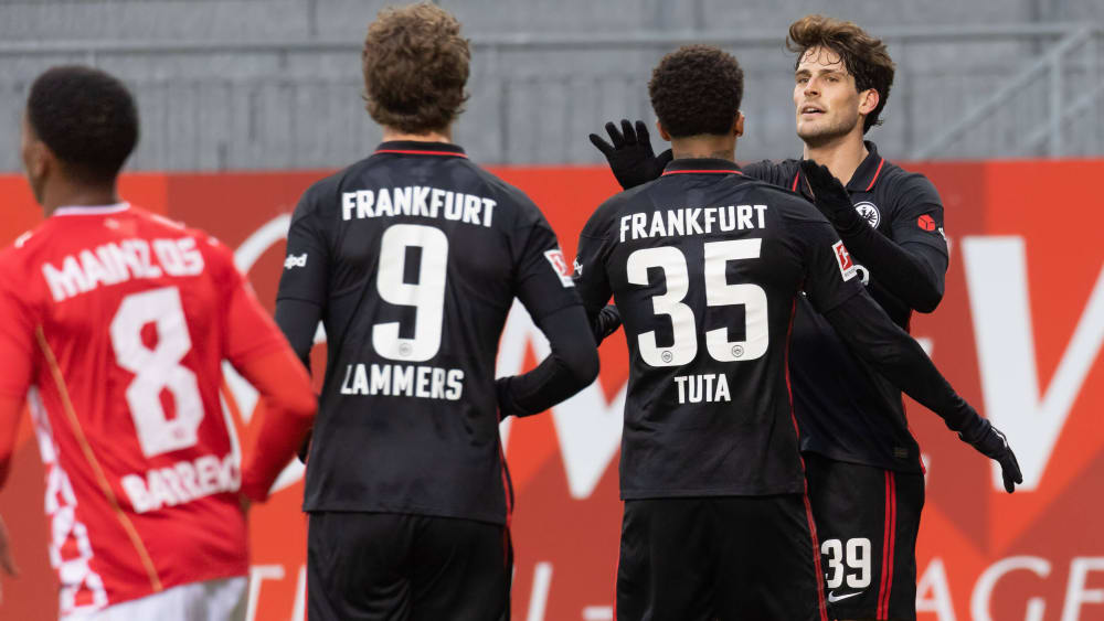 Matchwinner im Testspiel gegen Mainz 05: Eintracht Frankfurts Tuta (#35).