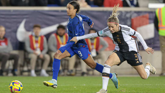 Mallory Pugh konnte nach der Pause von der deutschen Mannschaft kaum gehalten werden. 