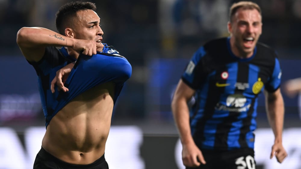 Lautaro Martinez erlöste Inter Mailand mit seinem späten Treffer gegen Neapel.
