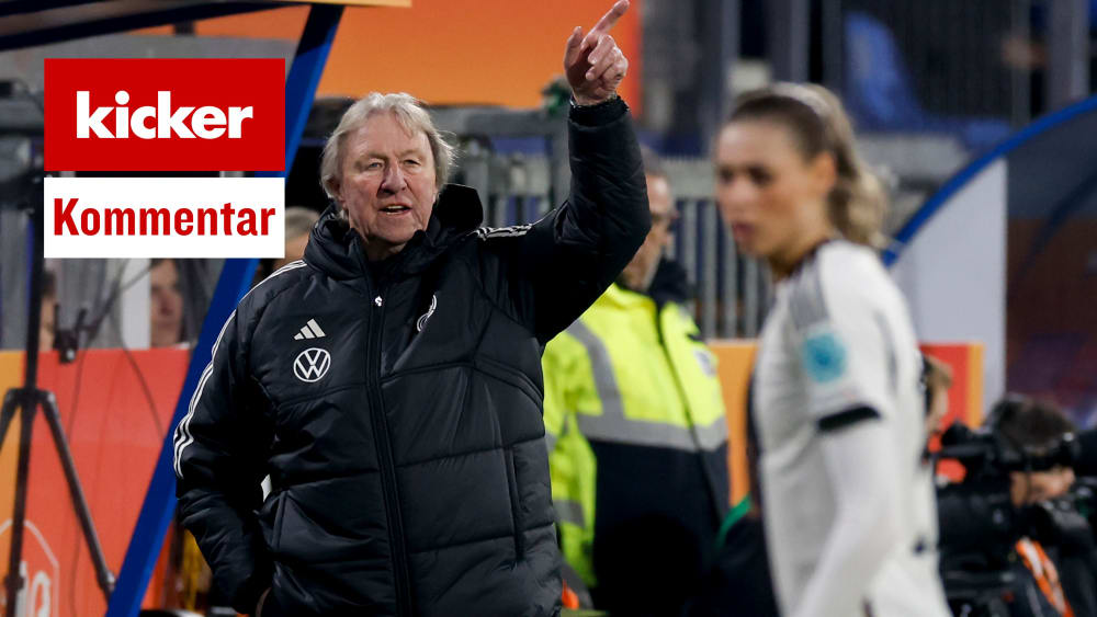 Hat dem Team wieder Selbstvertrauen vermittelt: Bundestrainer Horst Hrubesch