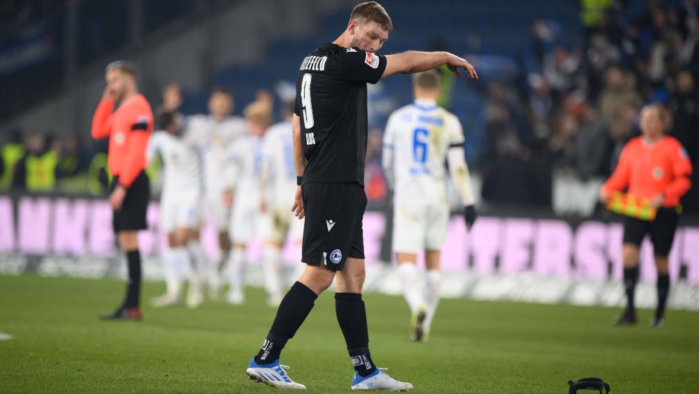 Kommt mit Bielefeld nicht wirklich in ruhiges Fahrwasser: Fabian Klos.