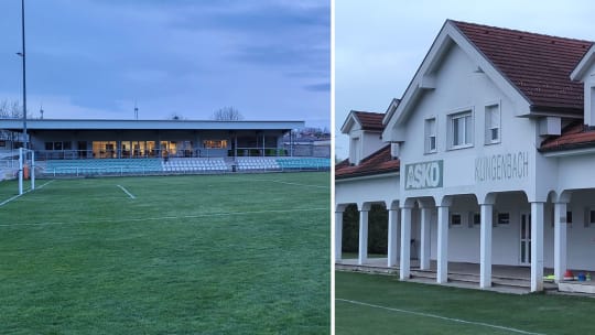 Im Grenzstadion von Klingenbach wird Ende Mai die Premiere von "KICK IT LIKE A PRO - Dein Spieltag als Profi" über die Bühne gehen.