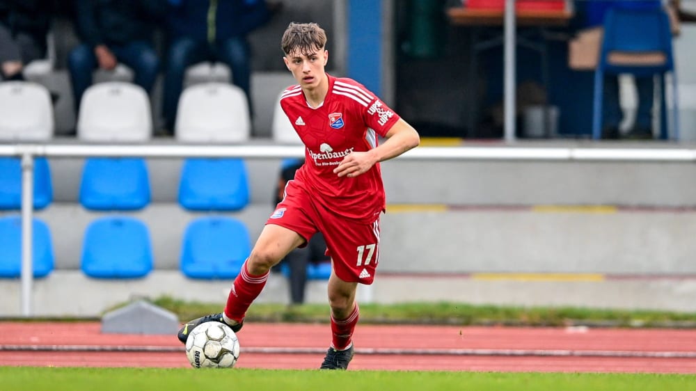 Traf in der Regionalliga Bayern bereits viermal und legte weitere vier Tore vor: der 17-jährige Maurice Krattenmacher