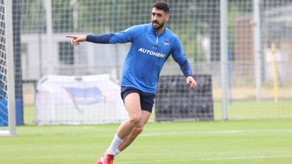 Seit Dienstag wieder im Training: Herthas Tolga Cigerci.