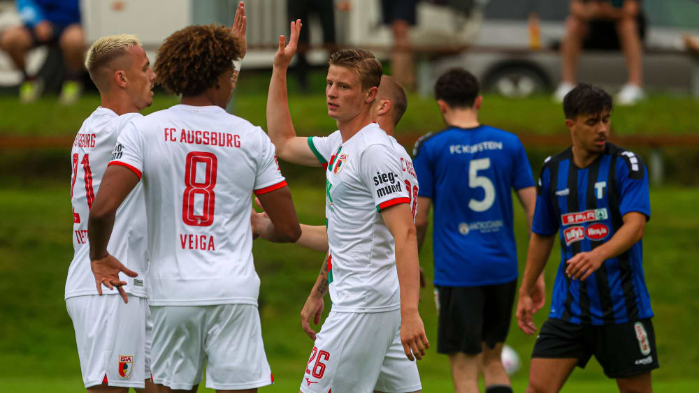 Im Testspiel gegen Kufstein gab es für die Augsburger ein standesgemäßen 9:0-Erfolg.