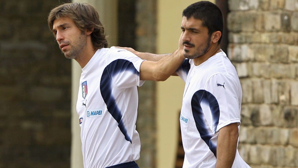 Andrea Pirlo (li.) und Gennaro Gattuso