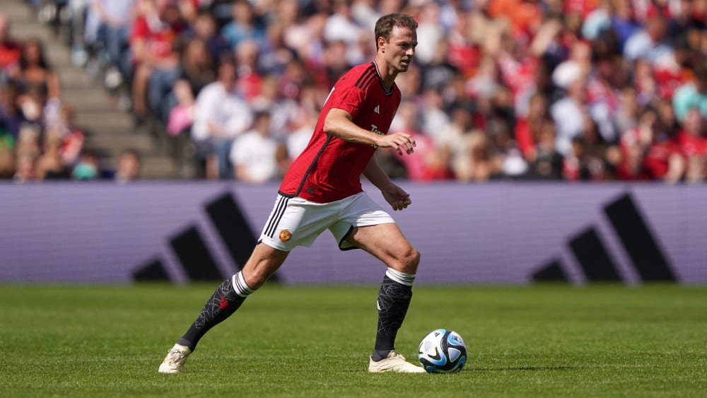 Gab sein Comeback für Manchester United: Der 35-jährige Jonny Evans