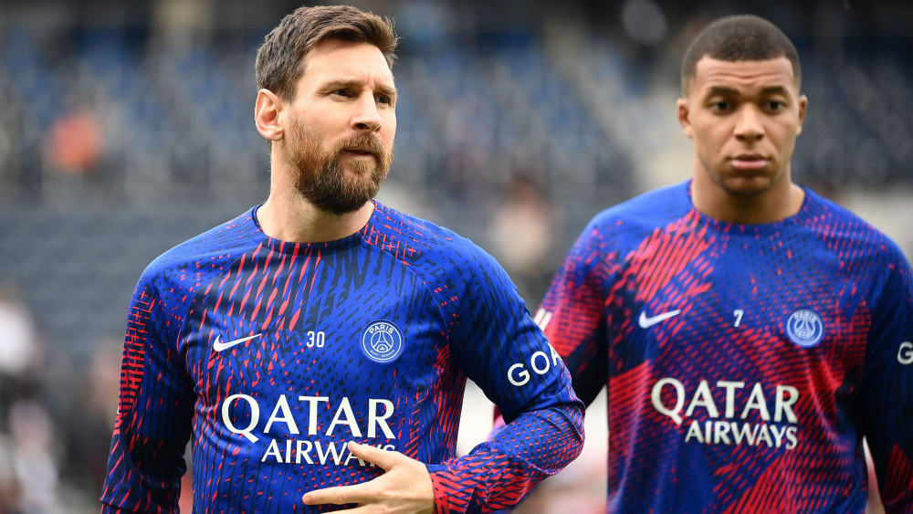 Helden und Gegenspieler: Die PSG-Stars um Lionel Messi (li.) und Kylian Mbappé.