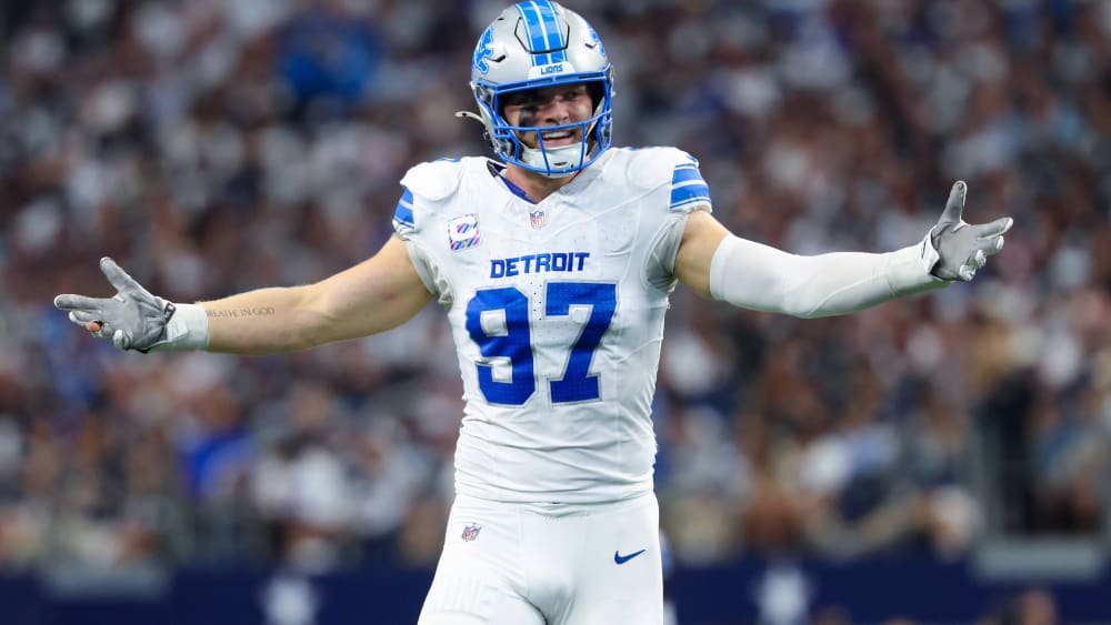 Die Detroit Lions müssen für den Rest der Saison auf Aidan Hutchinson verzichten.