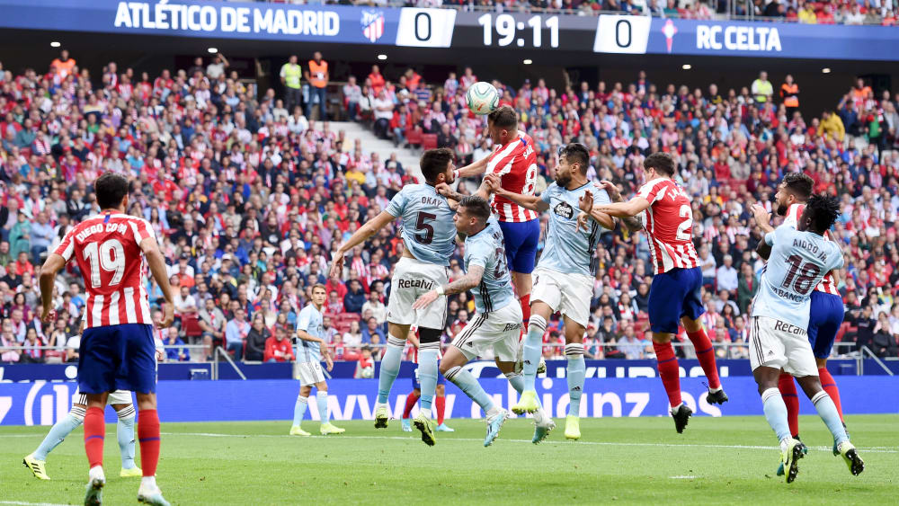 Unter der Woche der Thriller gegen Juve, am Samstag Liga-Alltag und 0:0 gegen Celta Vigo: Atletico Madrid.