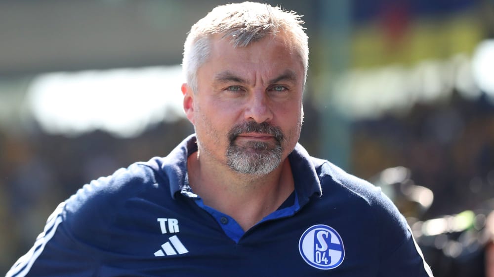 Nach dem Fehlstart will er nun liefern: Schalkes Trainer Thomas Reis.