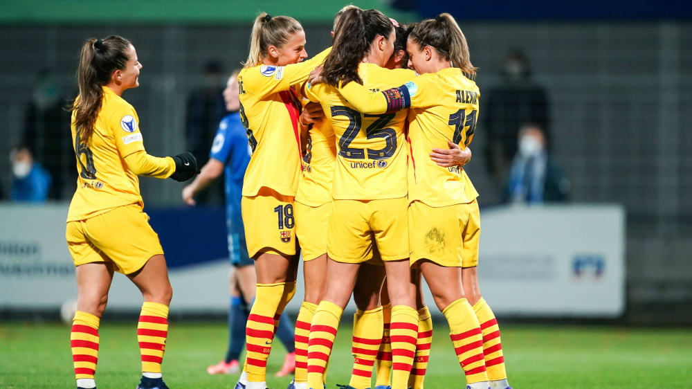 Die Frauen des FC Bareclona haben auch das Rückspiel gegen Hoffenheim deutlich für sich entschieden.
