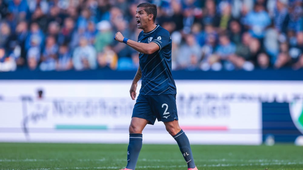 Aggressive Leader im Einsatz: Cristian Gamboa bleibt eine weitere Saison in Bochum.