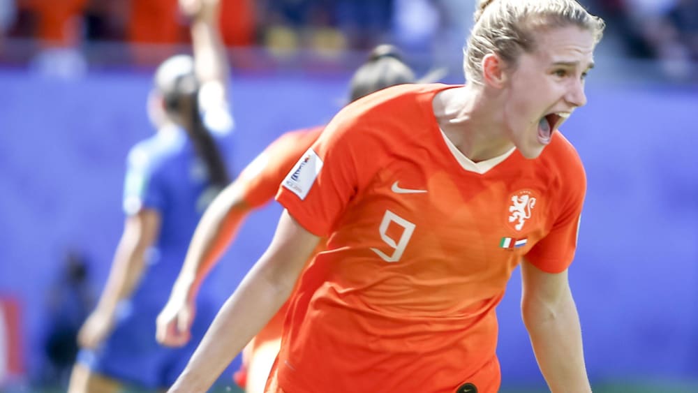 Erzielte den F&#252;hrungstreffer der Niederlande gegen Italien: Vivianne Miedema.
