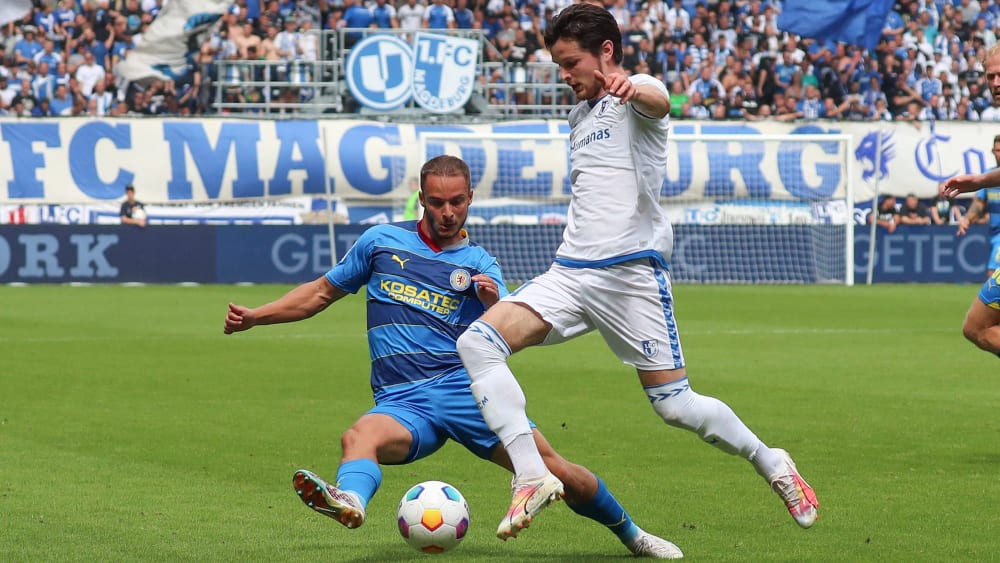 Feierte gegen Braunschweig sein Debüt für Magdeburg: Neuzugang Jean Hugonet.