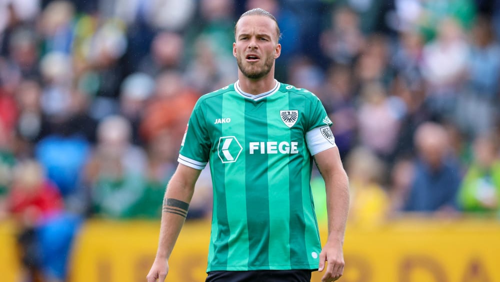 Führt ab der Spielzeit 2025/26 Preußen Münster als Kapitän in die Zweitliga-Stadien: Der niederländische Mittelfeldmann Jorrit Hendrix.
