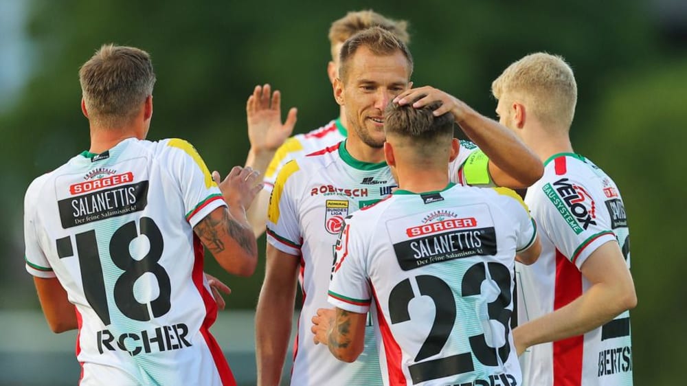 Der WAC siegte in Kufstein souverän mit 4:0.