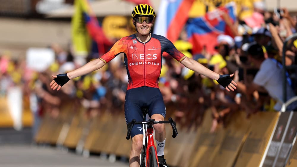 Carlos Rodriguez gewann dank einer starken Abfahrt nach Morzine die 14. Etappe der Tour de France.