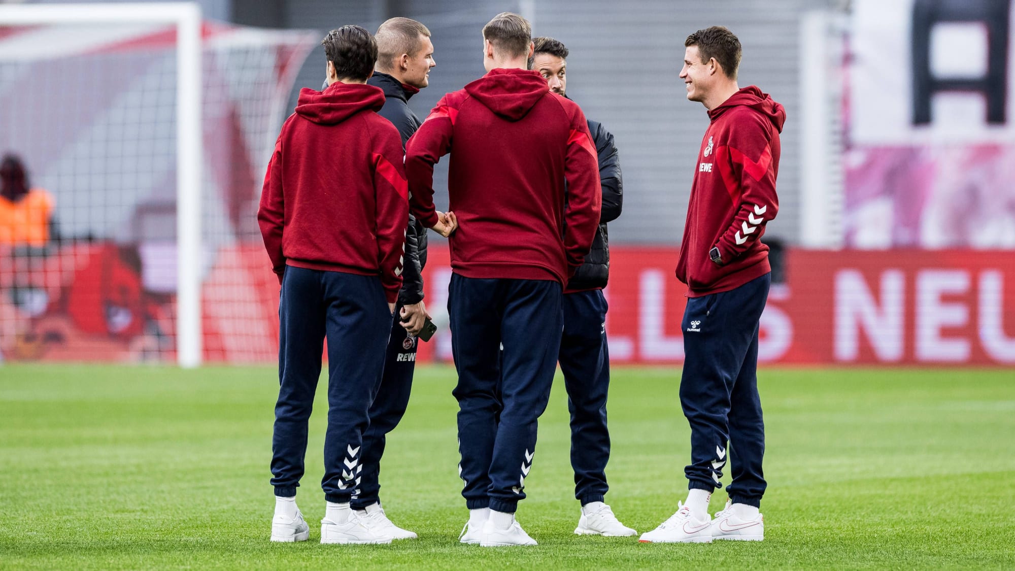 Denis Huseinbasic (1. FC Koeln, 8), Luca Kilian (1. FC Koeln, 15), Steffen Tigges (1. FC Koeln, 21), Mark Uth (1. FC Koeln, 13), Dominique Heintz (1. FC Koeln, 3)