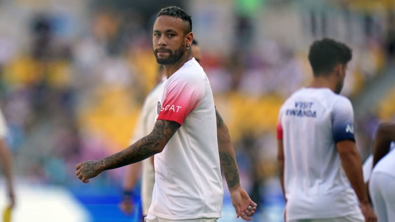 Friendly match ( Jeonbuk Hyundai vs PSG - 20230803 ) BUSAN, SOUTH KOREA, AUG 03 : Neymar Junior of PSG during soccer pre-season friendly match between Jeonbuk Hyundai Motors and PSG Paris-Saint-Germain FC at the Busan Asiad Main Stadium in Busan, South Korea, in Busan, South Korea, 03 August 2023. (Editorial Use Only) Busan the Busan Asiad Main Stadium South Korea 7926_273797 Copyright: xPENTAxPRESSx