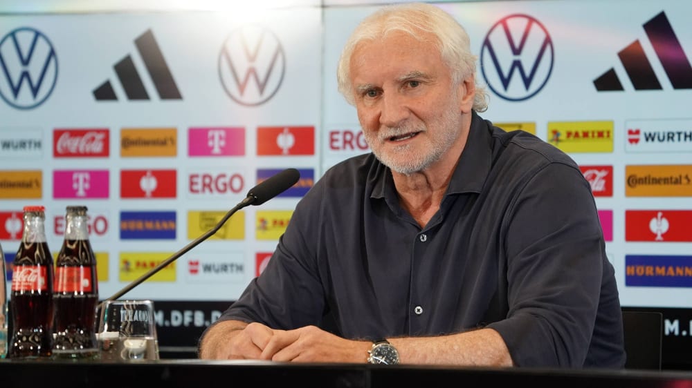 Ist beim DFB derzeit als Krisenmanager gefragt: Sportdirektor Rudi Völler.