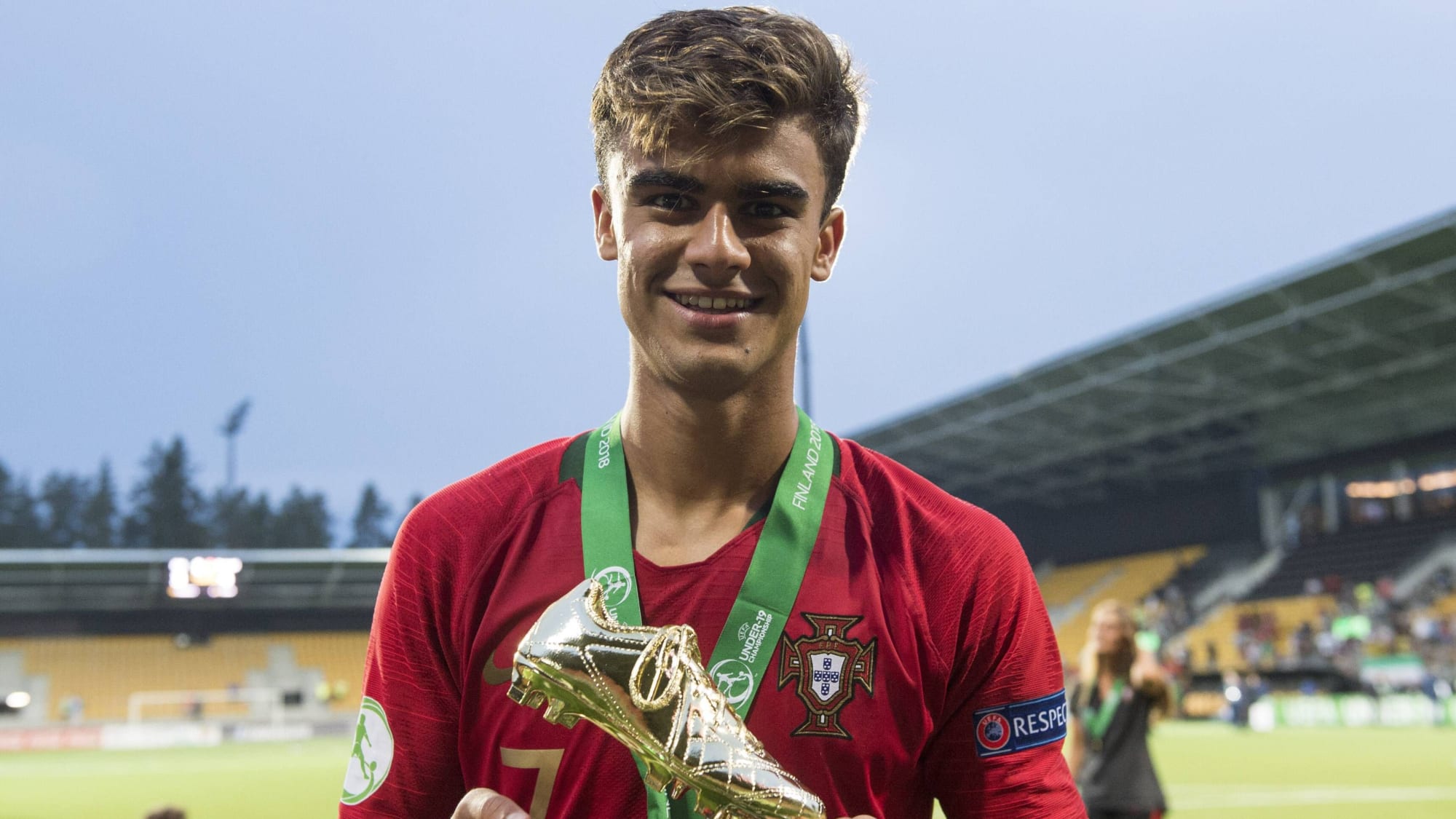 Fünf Tore: Francisco Trincao (Portugal),  wie auch Joao Filipe (Portugal)